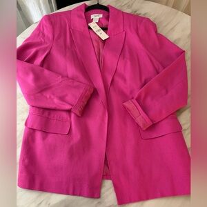 Vibrant Hot Pink Women's Blazer